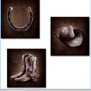 Western Cowboy Art Set